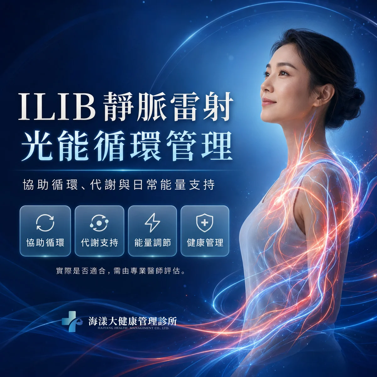 ILIB靜脈雷射｜光波能療程評估｜海漾大健康管理診所