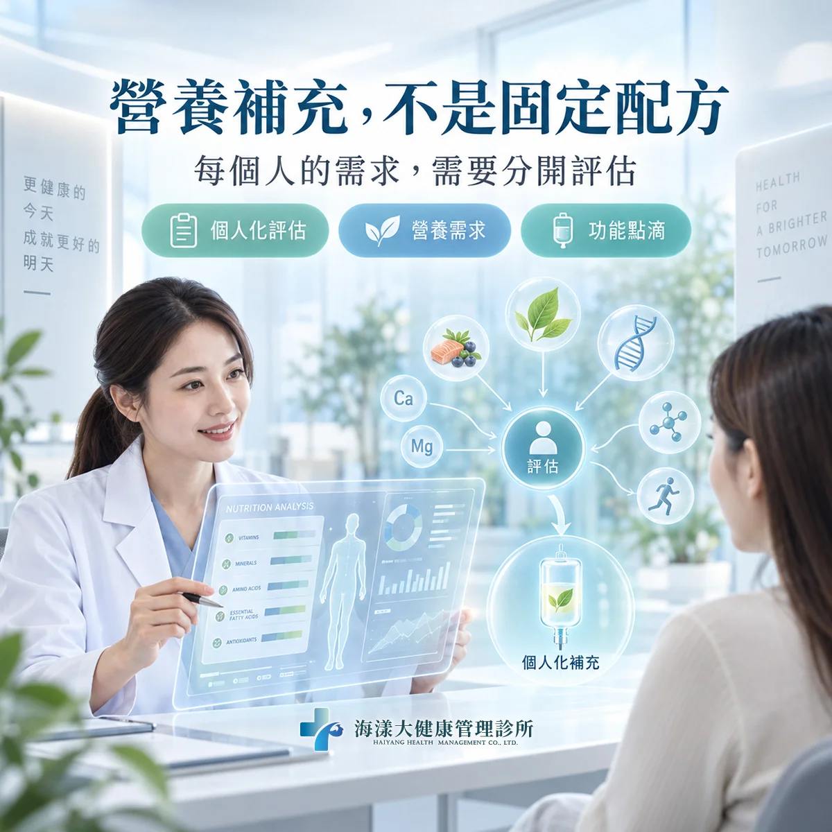 功能點滴：補充所需營養缺口｜海漾大健康管理診所