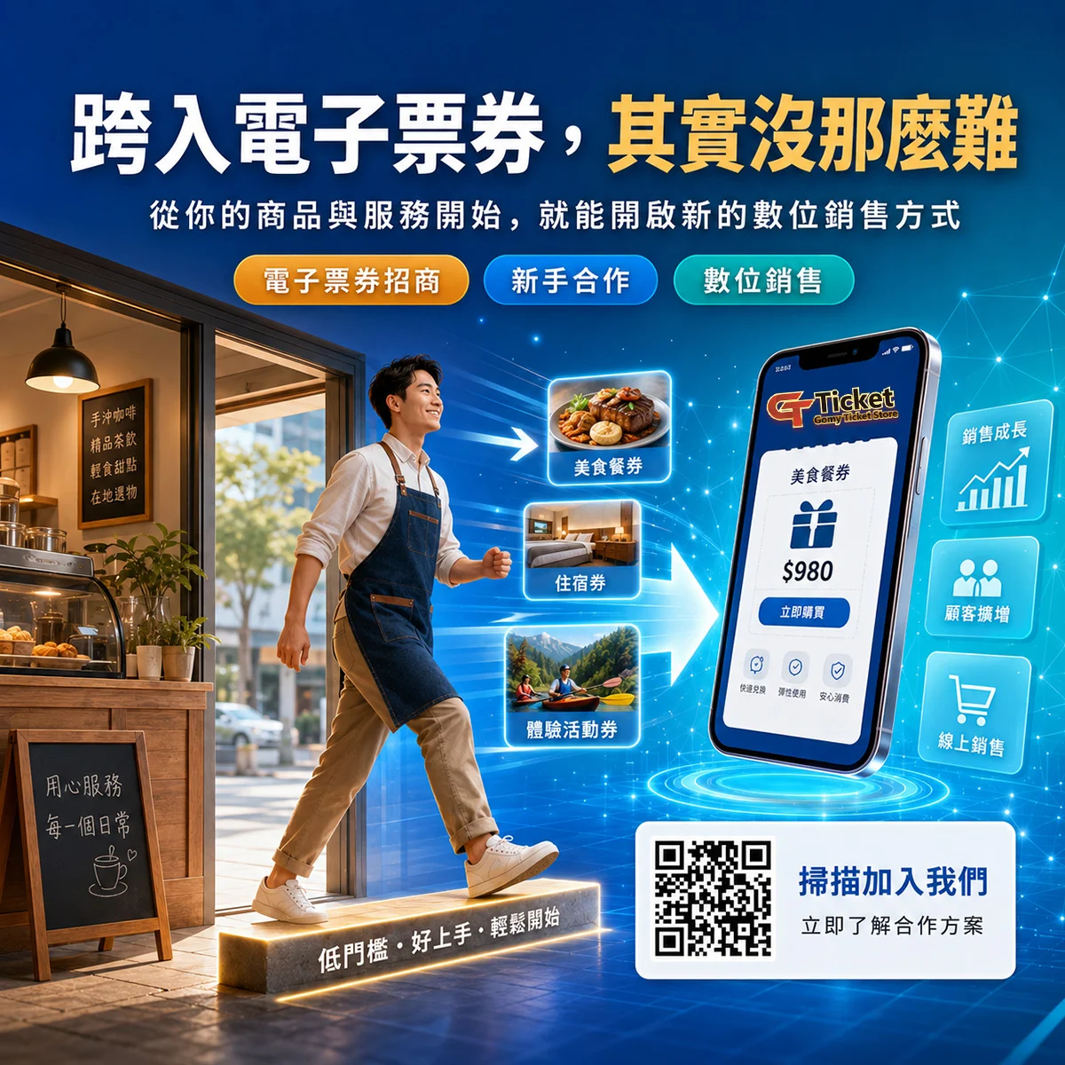 電子票券招商怎麼開始？新手商家低門檻合作入門｜GomyTicket電子票券