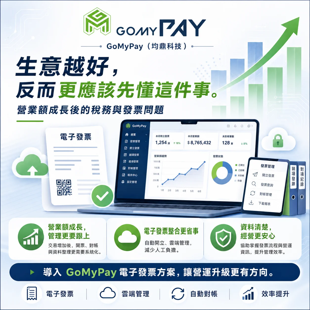 GoMyPay（均鼎科技）電子發票｜生意越好，越要提早做好稅務與發票管理