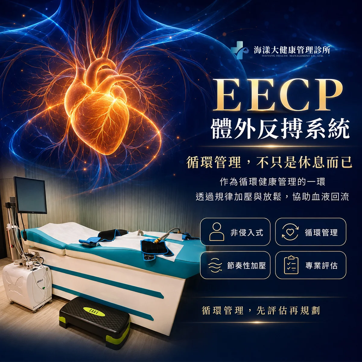 EECP體外反搏系統｜海漾大健康管理診所