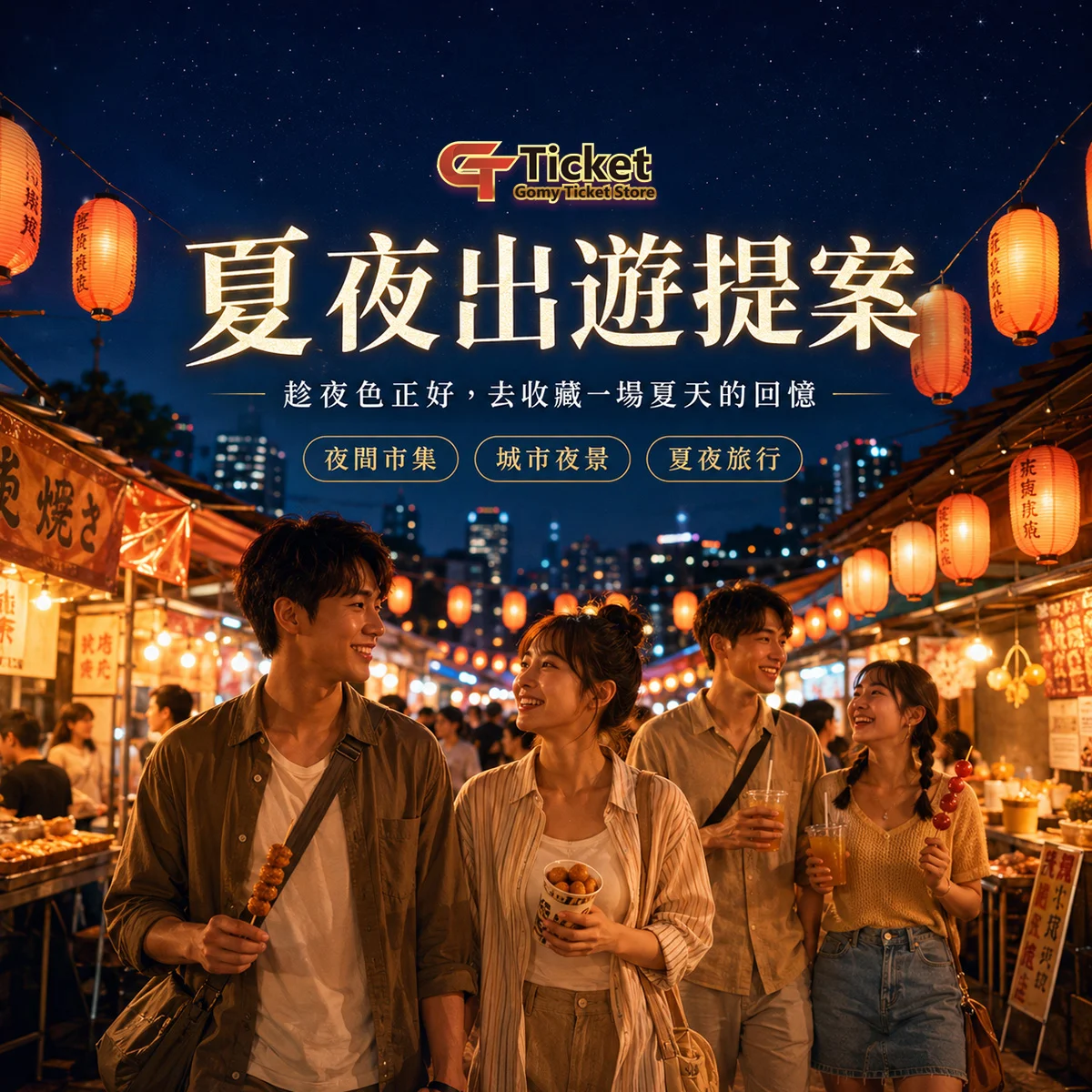夏夜祭典｜點亮這個季節的回憶｜GomyTicket電子票券